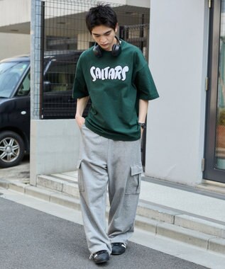 WEGO 【ユニセックス着用アイテム/MLサイズ展開】サガラワッペンロゴBIG　T（SS） ダークグリーン