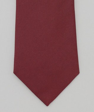 GOTAIRIKU セレモニー/お受験に最適【日本製】シルク ネクタイ_紺無地 ワイン系