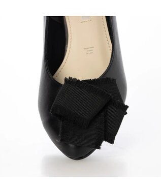 MODE ET JACOMO <MODE ET JACOMO>２WAYリボンコサージュウエッジパンプス ブラック