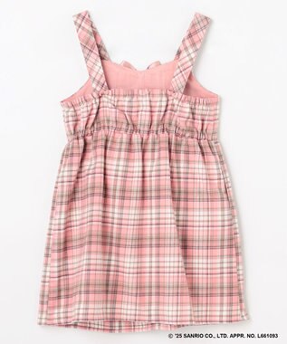 ANY KIDS 【マイメロディ＆クロミ×ANY KIDS】チェック ジャンパースカート ピンクチェック×マイメロディ