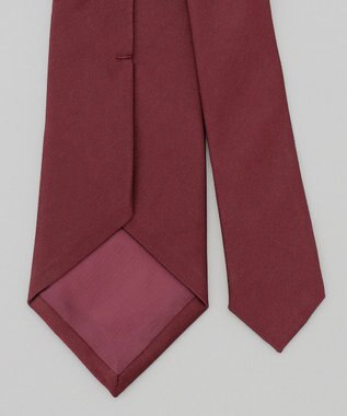 GOTAIRIKU セレモニー/お受験に最適【日本製】シルク ネクタイ_紺無地 ワイン系