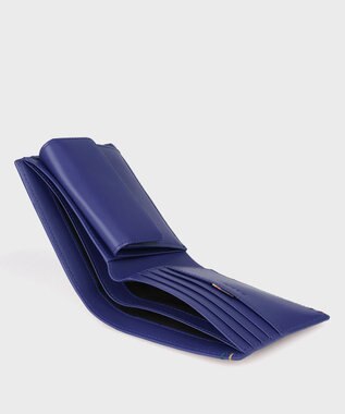 Paul Smith ハイライトステッチ 2つ折り財布 ブルー