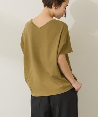 AMERICAN HOLIC 【接触冷感】フレンチスリーブコクーンプルオーバー Olive