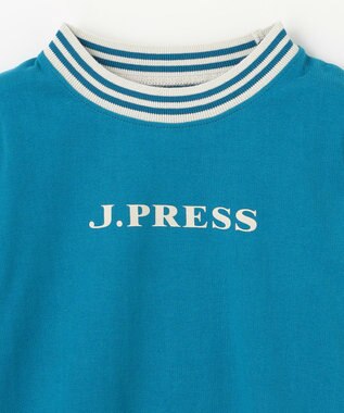 J.PRESS KIDS 【100-130cm】リブライン ロゴカットソー ダルブルー系