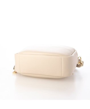 UNBILLION カシュカシュ cachecache / 2ショルダー付ボックスショルダー アイボリー