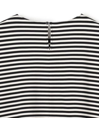 UNFILO BEAUTY FORM-T コンビティアード Ｔシャツ ボーダーブラック