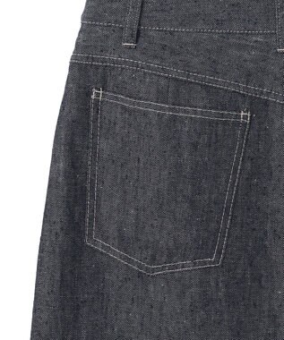 BEIGE， 【洗える】CUPHEA / Iラインロングスカート Indigo