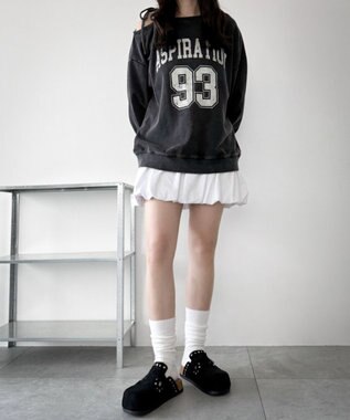 WEGO スタッズデザインサボ ブラック