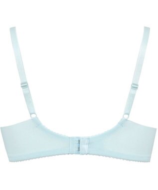 WACOAL 【夏めくブラ】 ブラジャー メッシュ素材(カップ) 吸汗速乾(肌側カップサイド・パッド受け・ワイヤーループ) 背中すっきり レディース BRB465 /ワコール サックス