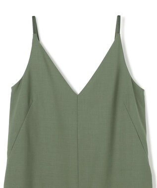 BEIGE， 【Oggi ６月号掲載】OREGANO / サマーウールキャミソールドレス Olive