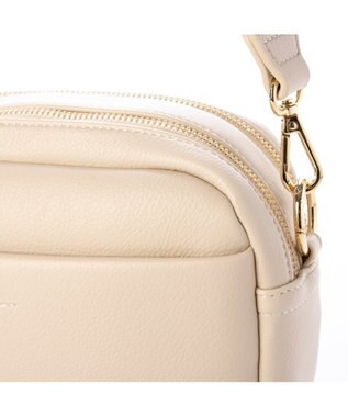 UNBILLION カシュカシュ cachecache / 2ショルダー付ボックスショルダー アイボリー