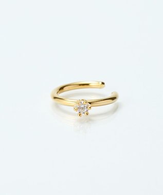 Phoebe 【金属アレルギー対応】ブリンクビジューイヤーカフ　ゴールド/ニッケルフリー ゴールド