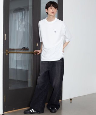 WEGO U.S. POLO ASSN.別注 接触冷感T（SS） ホワイト