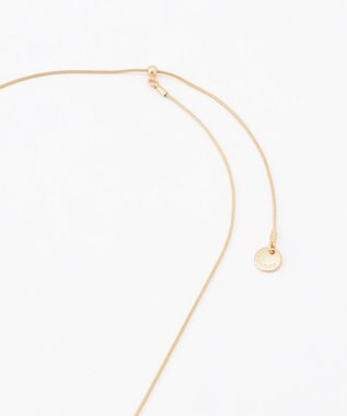 J.PRESS LADIES 【着こなしのポイントに】クリアトップネックレス ゴールド系