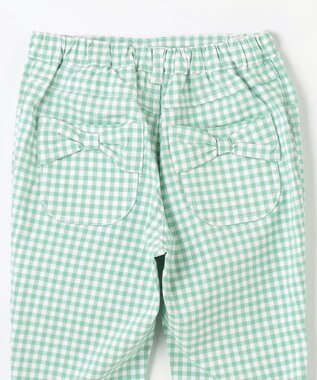 ANY KIDS 接触冷感 しろくま パンツ ミント×ギンガム