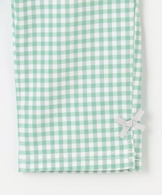 ANY KIDS 接触冷感 しろくま パンツ ミント×ギンガム