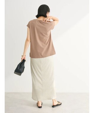 Green Parks フラワーフォトコンパクトプルオーバー Beige