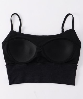 Chacott Peach Mokuブラトップ ダークグレー杢