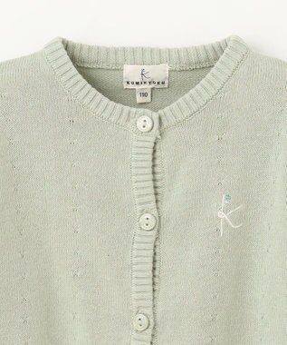 組曲 KIDS 【110-140㎝】クラシック カーディガン ミント系