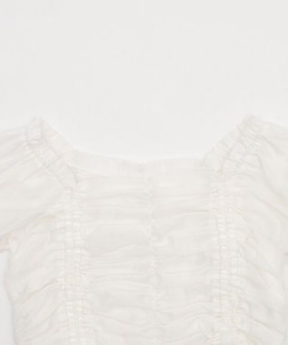 WEGO 2WAYドロストブラウス ホワイト