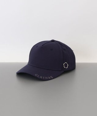 AURORA 【 CLATHAS.（クレイサス）】ラメ刺繍キャップ ネイビー