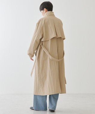 AMERICAN HOLIC スタンドカラーコート Beige