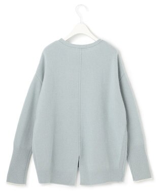 ICB L 【WEB限定】ファインメリノバルキー プルオーバー ミストグリーン系