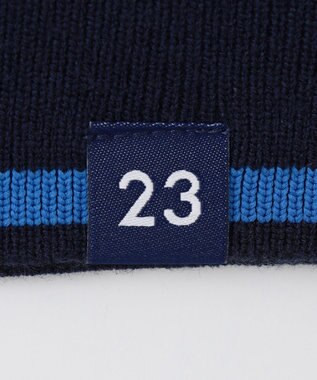 23区GOLF 【WOMEN】エンブレムジャガード ニット ネイビー系5