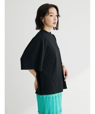 Green Parks 汗じみ防止袖ギャザープルオーバー Off White