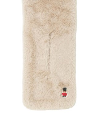 MOONBAT MACKINTOSH PHILOSOPHY(マッキントッシュ フィロソフィー）バッキンガムベア フェイクファー プチマフラー ベージュ