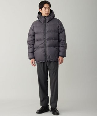 UNFILO MENS 【OCEANS YouTube 掲載】TAION×UNFILO リバーシブルフードダウン ブラック×チャコール