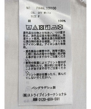 CRAFT STANDARD BOUTIQUE リメイクロゴノースリーブTee Off White