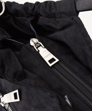 Y'SACCS 【Y’SACCS vous et】サイドギャザー2WAYトート Sサイズ ブラック