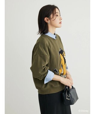 Green Parks Villains／パッチワーク裏毛プルオーバー Khaki