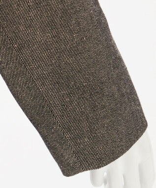 23区 【GOLD LABEL】ウールリネンツイル ジャケット ダークブラウン系