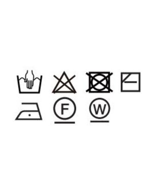 WEGO ハーフジップショートニットプルオーバー 柄2