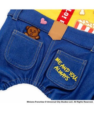 PET PARADISE ミニオン ボブ サスペンダー上下セット風 パンツつなぎ 小型犬 イエロー