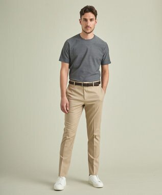 GOTAIRIKU 【吸水速乾】クールマックス ストレッチ  トラウザーズ ベージュ系