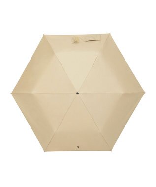 MOONBAT 【遮熱・遮光】POLO RALPH LAUREN(ポロ ラルフローレン)無地 PP刺繍 晴雨兼用 雨傘 折りたたみ傘 簡単開閉 ベージュ