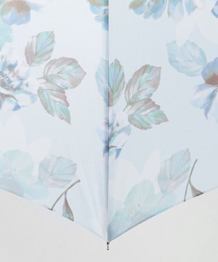 ANY SIS 【WEB限定】晴雨兼用フローラルウォッシュ 長傘 サックスブルー系