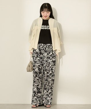 AMERICAN HOLIC BoldロゴプリントTシャツ Black