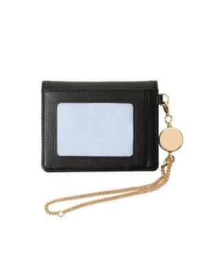 LANVIN en Bleu デクール 三面パスケース ブラック