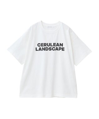 AMERICAN HOLIC BoldロゴプリントTシャツ Off White