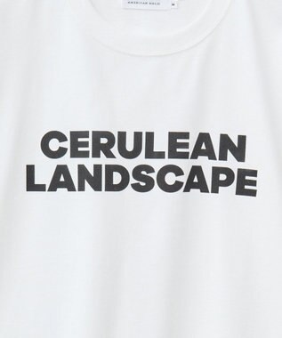 AMERICAN HOLIC BoldロゴプリントTシャツ Off White