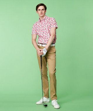 23区GOLF 【MEN】ＳＡＫＵＲＡモチーフプリント 半袖シャツ ピンク系5