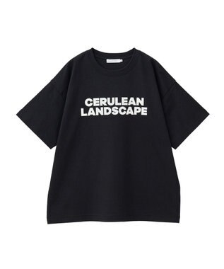 AMERICAN HOLIC BoldロゴプリントTシャツ Black