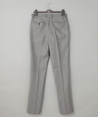 GOTAIRIKU 【AIRY MOVE / セットアップ対応】ウールシルクネップ セットアップパンツ ライトグレー系8