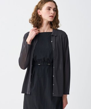 uncrave シアーコットン ポロニット