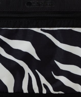 LeSportsac MINI DUFFEL CROSSBODY/クリームブラックゼブラ クリームブラックゼブラ