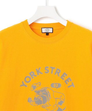 J.PRESS YORK STREET 【UNISEX】ブルドッグプリントTシャツ イエロー系